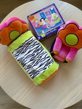Groovy Girls Y2K Bed, Chair, and Complete Puzzle